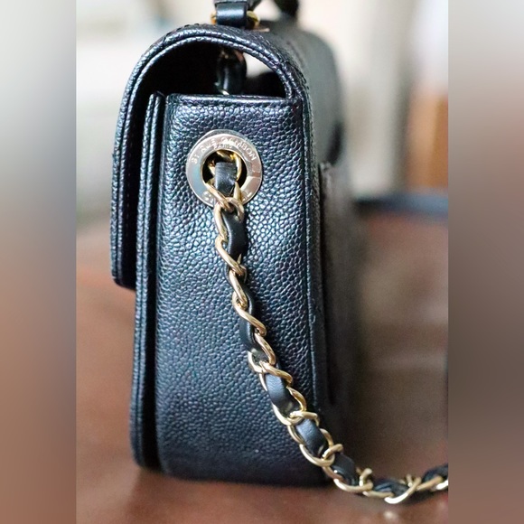 Chanel black caviar Cuba collection crossbody and top handle camera bag - Picture 8 of 14